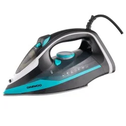 Daewoo Steam Iron 2800W - Black/Sea Green